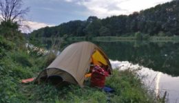 Mein Robens Kite Zelt an der Donau
