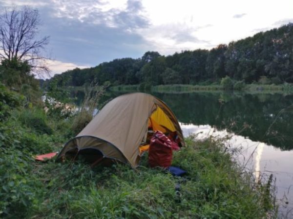 Mein Robens Kite Zelt an der Donau