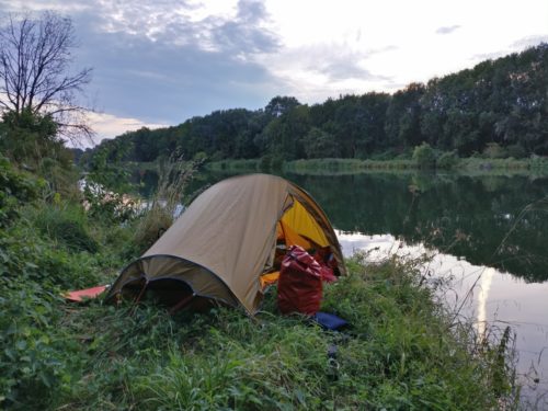 Mein Robens Kite Zelt an der Donau