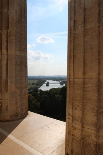 Blick von der Walhalla auf die Donau